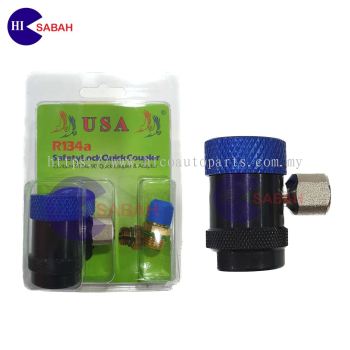 TOOLS USA QUICK COUPLER HEAD R134A BLUE (LOW PRESSURE)
