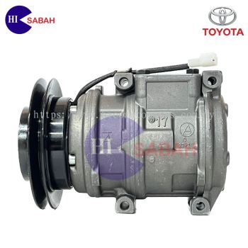 COMPRESSOR TOYOTA LAND CRUISER PRADO RZJ95 / UNSER 10PA17C 1A (1810 PULLY) ( RECON ) [CODE: 301043 / 301110]