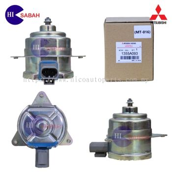 MITSUBISHI LANCER 08' / ASX / EVO 10 / AIRTREK 2.0 / PROTON INSPIRA/ NISSAN SENTRA 96' / AD RESORT / C23 / B14  RADIATOR & AIR COND FAN MOTOR ( ORIGINAL ) [CODE: 1355A093/ MT-016]