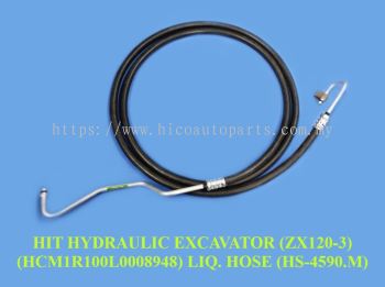 EXCAVATOR  HYDRAULIC (ZX120-3) (HCM1R100L0008948) LIQ HOSE  (HS-4590.M)