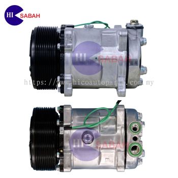 COMPRESSOR SINOTRUK / HOWO / BEIBEN / JAC FLAN UP 5H14 10PK 24V ( NEW ) [CODE: SH-1689.N]