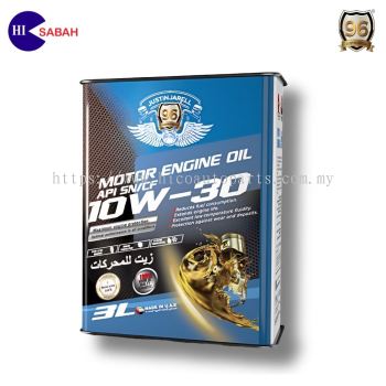 JUSTIN JARELL 96 MOTOR ENGINE OIL SAE 10W30, API SN,CF (3L)