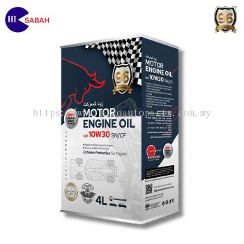JUSTIN JARELL 96 MOTOR ENGINE OIL SAE 10W30, API SN,CF (4L)