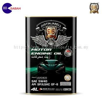 JUSTIN JARELL 96 MOTOR ENGINE OIL SAE 5W40  API SN/CF FULLY SYNTHETIC (4L)