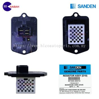 PERODUA VIVA (D18) BLOWER RESISTOR (4PIN) [CODE: M1540-40010]