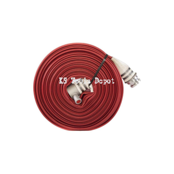 RUBBER FIRE FIGHTING HOSE 1.1/2" X 30M C/W(16BAR)