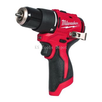 MILWAUKEE SUBCOMPACT BRUSHLESS PERCUSSION DRILL (BARE) - M12 BLPDRC