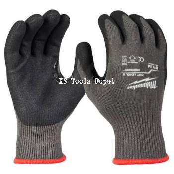 MILWAUKEE CUT LEVEL 5 DIPPED NITRILE GLOVES (M) - 48-73-8651