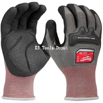 MILWAUKEE DIPPED ANTI-VIBRATION GLOVES (XL) - 48-73-8763