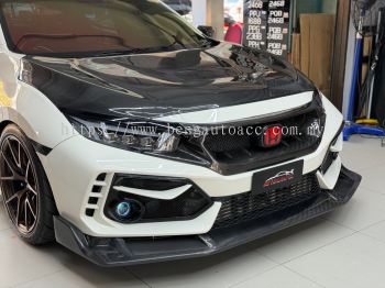 JS�� RACING DESIGN CARBON FRONT LIPS