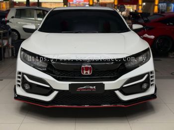 FULLY CONVERT FK8 TYPE R BODYKIT WITH FENDER ARCH(RED LINING) SPOILER CAN BE CHOOSE(RS,Si,TYPE R)