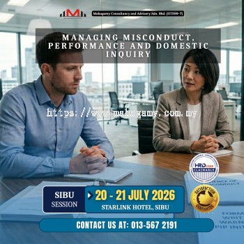 Managing Misconduct, Poor Performance and Domestic Inquiry