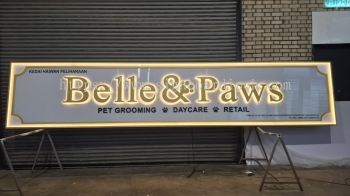 CUSTOM LED PET SHOP SIGNBOARD DESIGN & INSTALLATION IN SIMPANG PULAI , LAHAT & PUSING
