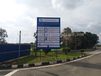 GOVERNMENT AND CONSTRUCTION PROJECT SIGNAGE EXPERT IN PERAK , KAMUNTING & BALING