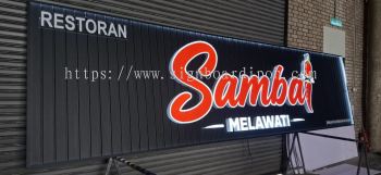 AFFORDABLE ALUMINIUM PANEL BASE WITH 3D LED CONCEAL WORDING SIGNBOARD MAKER IN KUALA KANGSAR , IPOH & PADANG BESAR