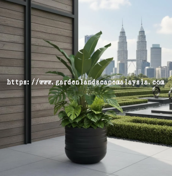 Fiberglass Flowerpots & Planters in Kuala Lumpur Malaysia PC1247-16014 马来西亚吉隆坡的玻璃钢花盆 Pasu Bunga & Penanam Gentian Kaca di Kuala Lumpur Malaysia