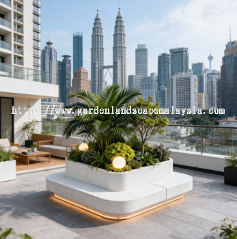 Fiberglass Bench Manufacture Custom Wholesale Malaysia  优质玻璃钢户外长椅 Bangku Luar Gentian Kaca Premium