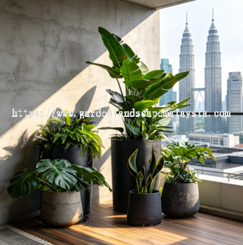 Balcony Garden Landscape Design Kuala Lumpur 吉隆坡阳台花园景观设计 Reka Bentuk Landskap Taman Balkoni Kuala Lumpur