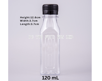 120ML Square Bottle (PGBS005A 15C)