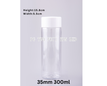 35mm 300ml Round Bottle (PGBR035-004B 22C)