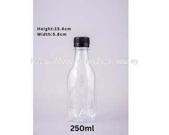 250ML PET Carbonated Beverage Bottle (28mm Neck) for Soft Drinks, Sparkling Water & Ready-to-Drink Beverages
