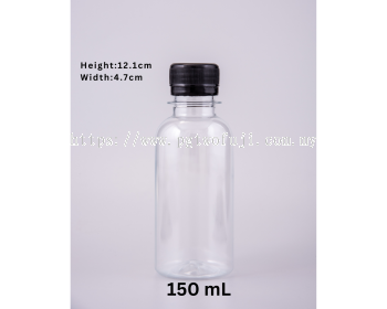 150ML PET Round Bottle (28mm Neck) for Bird's Nest, Health Shots & Herbal Beverage Packaging