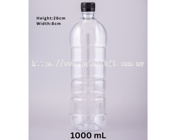 1L ROUND LN PET BOTTLE (28MM NECK) FOR RTD TEA, HERBAL DRINKS & DAILY BEVERAGES