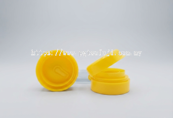 32mm Snap-On Cap With Pull Ring (Tamper-Evident Cap)