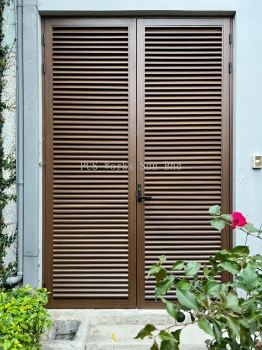 Security Mesh + Louvres Door 