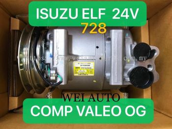 COMP VALEO OG_ISUZU ELF 24V_728