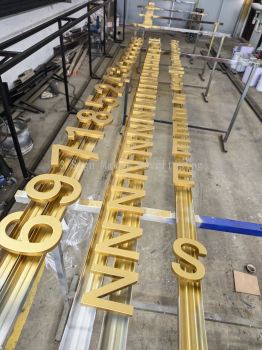 Box Up Lettering Signage
