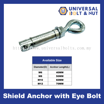 Shield Anchor with Eye Bolt