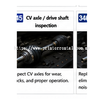 Cv Axle Drive Shaft Inspection