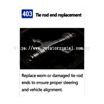 Tie Rod End Replacement