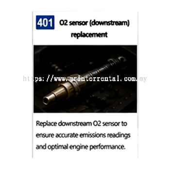 O2 Sensor Downstream Replacement