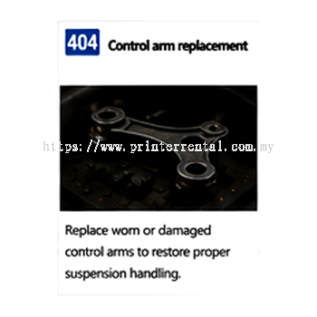 Control Arm Replacement