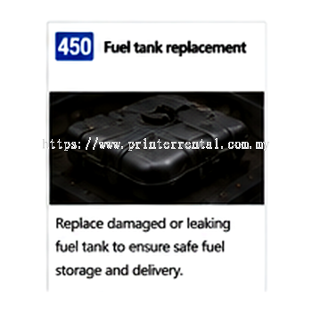 Fuel Tank Replacement