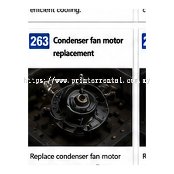 Condenser Fan Motor Replacement
