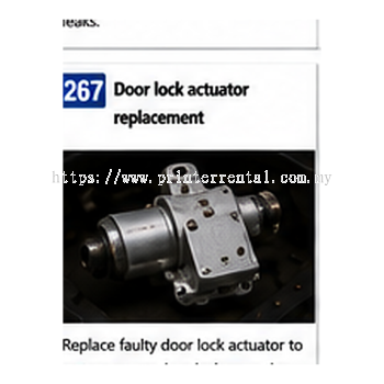 Door Lock Actuator Replacement