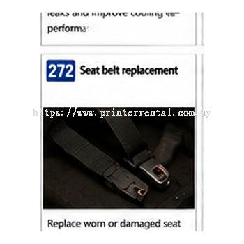 Seat Belt Replacement