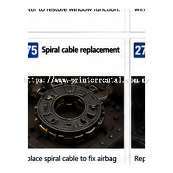 Spiral Cable Replacement