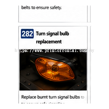 Turn Signal Bulb Replacement