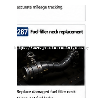 Fuel Filler Neck Replacement