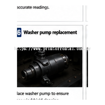 Washer Pump Replacement