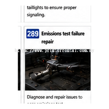 Emissions Test Failure Repair