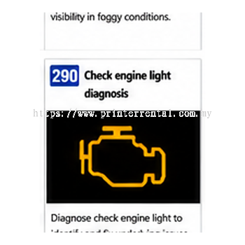 Check Engine Light Diagnosis