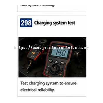 Charging System Test