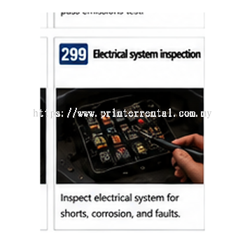 Electrical System Inspection