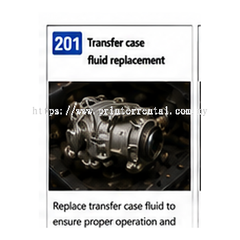 Transfer Case Fluid Replacement
