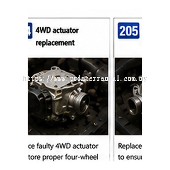4Wd Actuator Replacement
